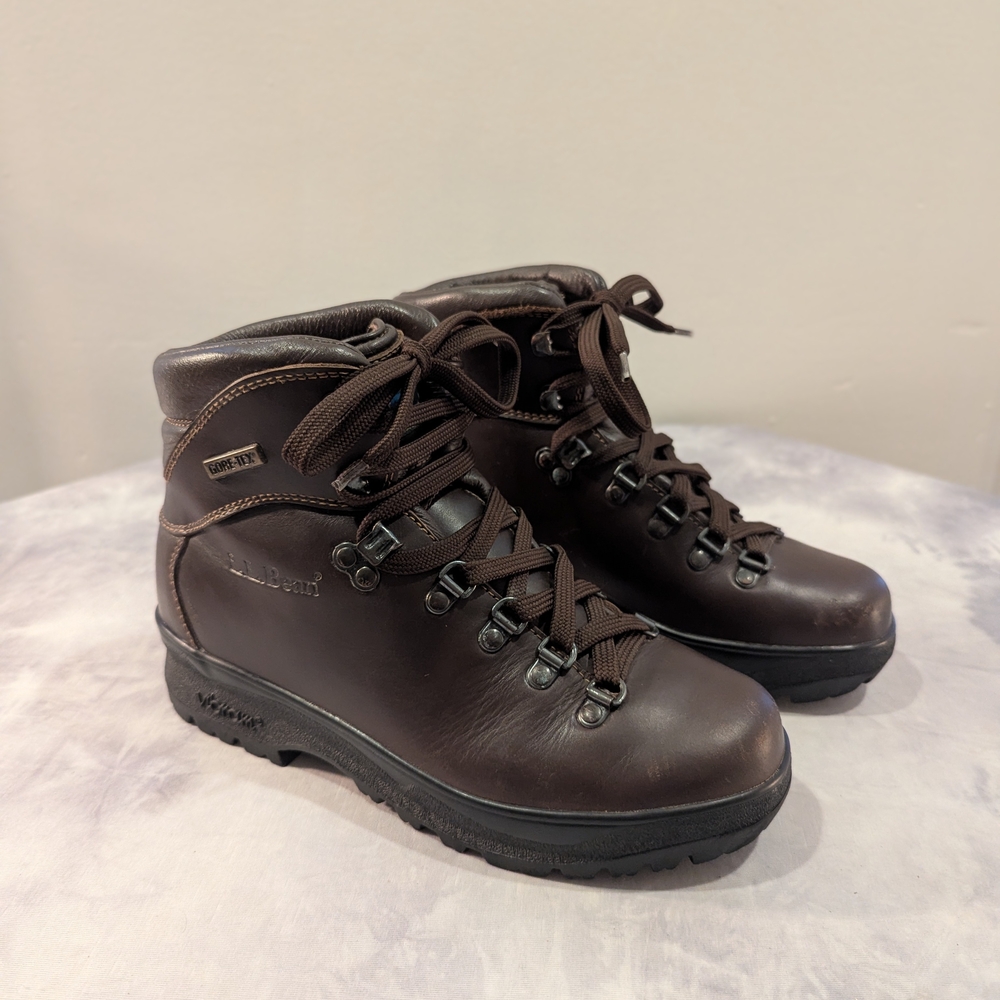L.L. Bean Women’s Brown Leather Hiking Boots